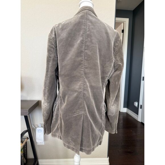 Polo Ralph Lauren Men’s Corduroy Blazer Sport Coat Brown 44L Patch Pockets - Picture 2 of 11